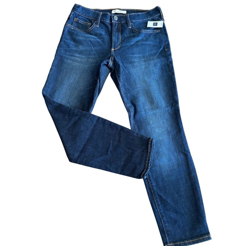 GAP 1969 True Skinny Jeans – Dark Wash Mid‑Rise Y2K Classic – Women’s Size 6 NWT
